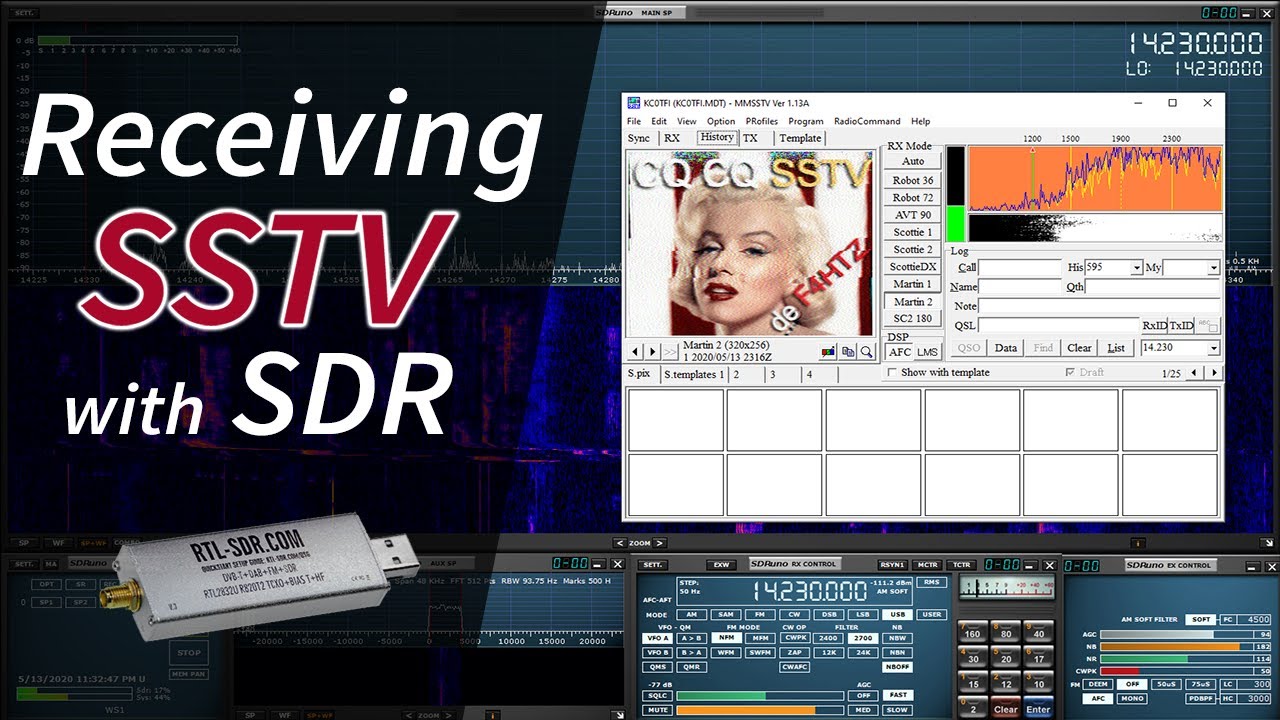 Receiving SSTV using MMSSTV and SDR with SDRUno