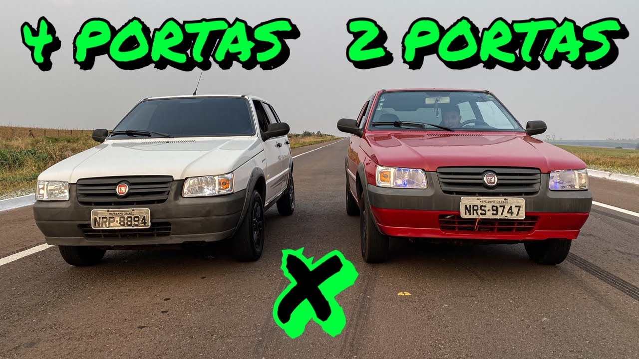 GRANDE DUELO, QUAL UNO ANDA MAIS? COM 02 OU 04 PORTAS?? 🚀🔥😱