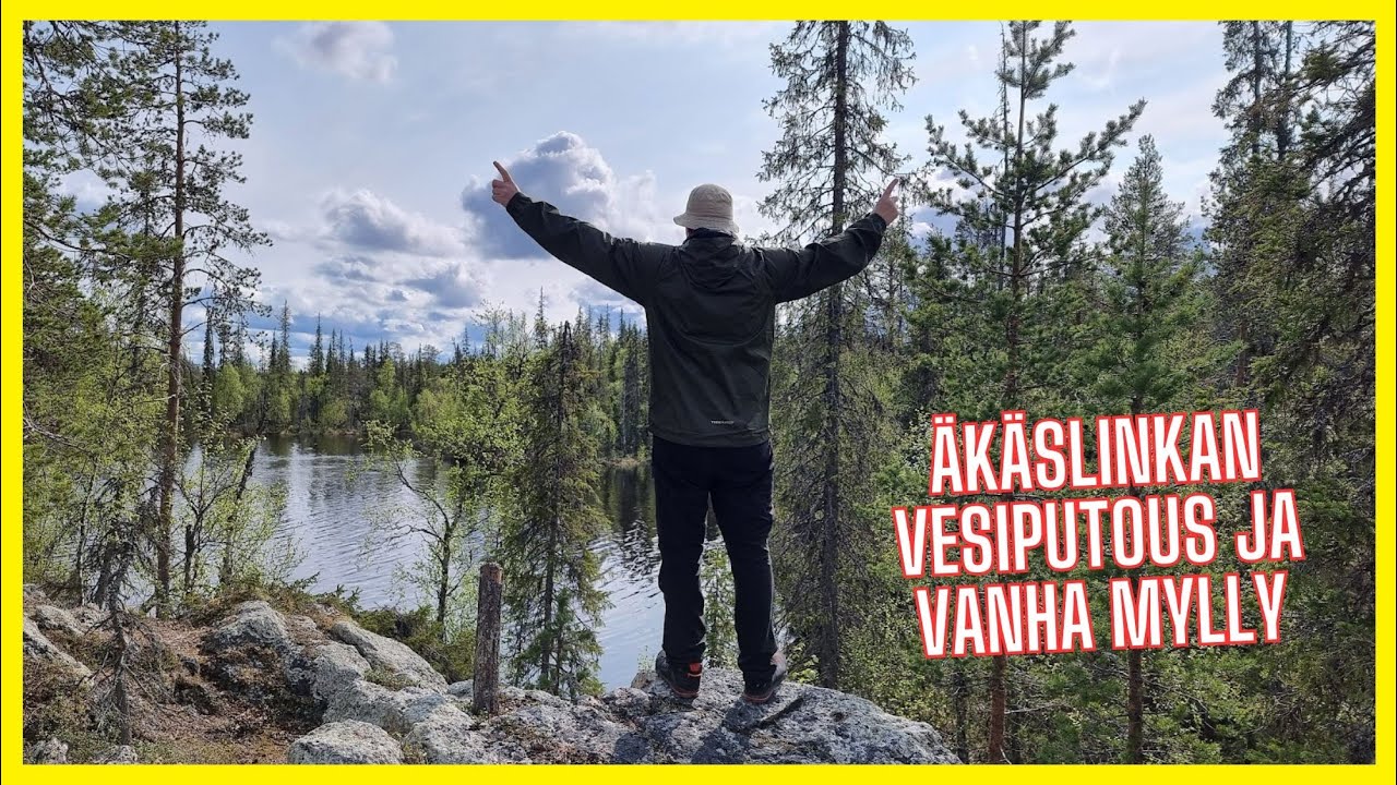 Äkäsmylly ja Äkäslinkan vesiputous – Upea luontokohde Muoniossa