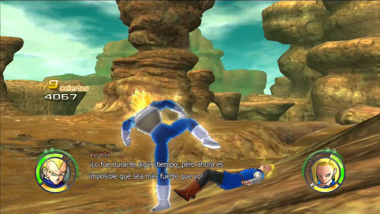 Dragon Ball Raging Blast 2 - Vegeta SS vs Android #18