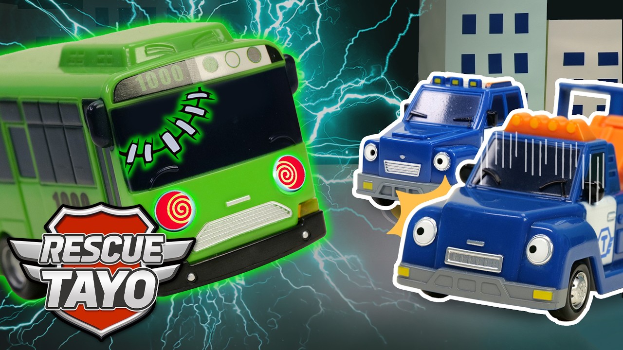 Zombie Buses Have Appeared! | Tow Truck & Police Car🚓 | Rescue Tayo Story | Tayo Rescue Team