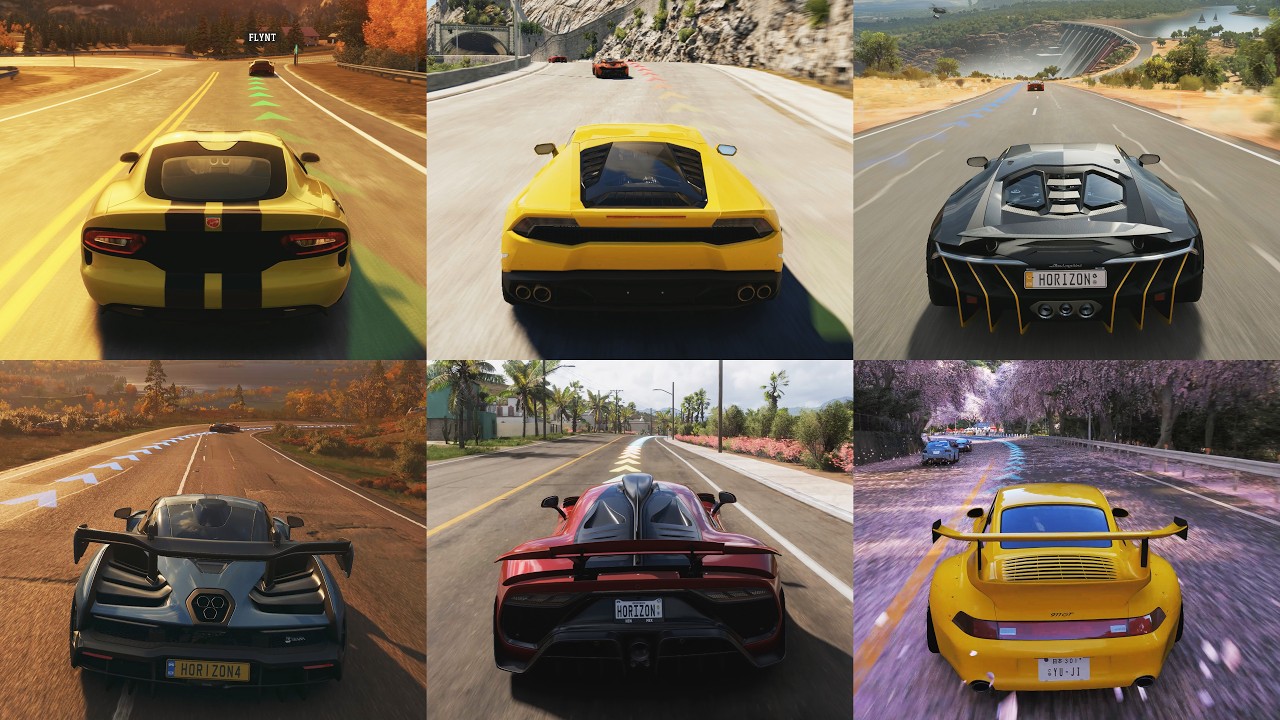 Forza Horizon 6 | Эволюция графики | 2012 - 2026 | Все вступительные видеоролики