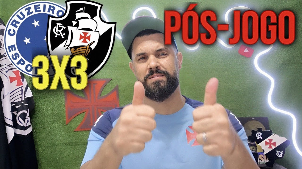 🚨O FRUSTRANTE BOM RESULTADO/PÓS-JOGO CRUZEIRO 3X3 VASCO 