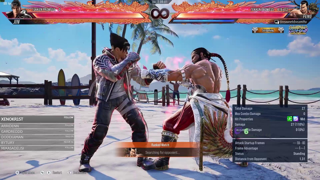 Unsweetdream Tekken 8 Yayını