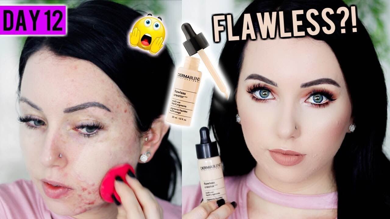 Новинка! Пигментные капли DERMABLEND FLAWLESS CREATOR {Первое впечатление и демонстрация!} 15 дне...