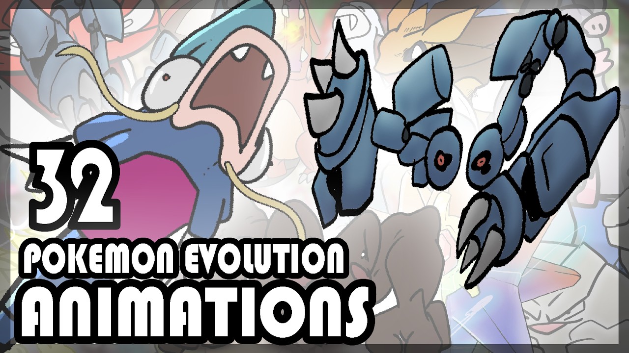 8 MIN OF POKEMON EVOLUTION ANIMATED
