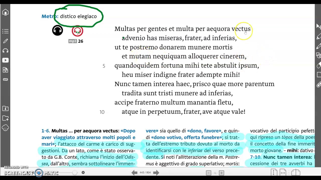 Catullo carme 101