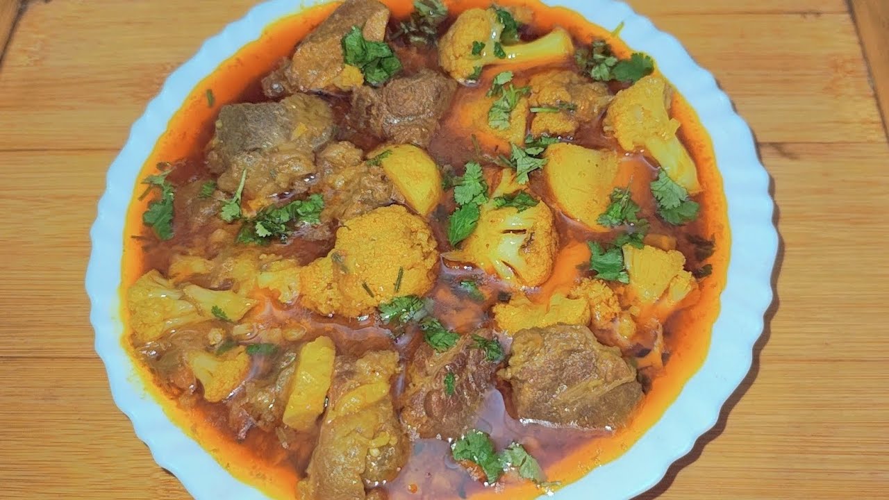 Gobhi Aloo Gosht ki Recipe l गोभी आलू गोश्त की रेसिपी |