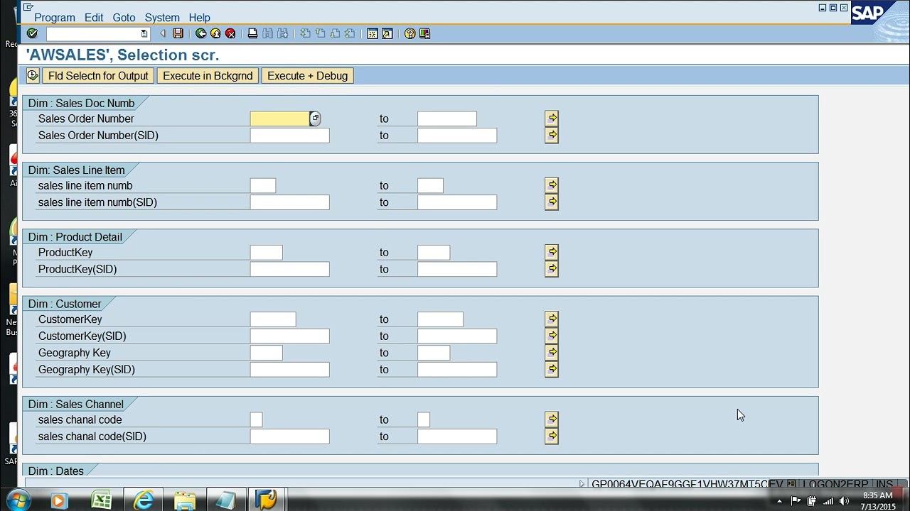 SAP BW Modelling Deleting Data in Info Cube