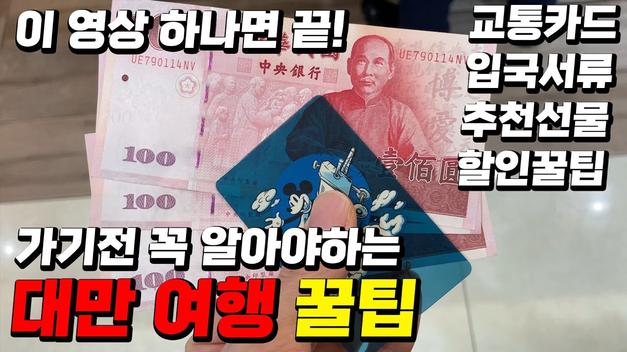대만 여행 가기전 필수시청 꿀팁 대만여행 체크리스트 | 이지카드 대중교통카드 mrt 버스 준비물 | 대만여행지원금  | 입국 서류  | 추천 선물 기념품