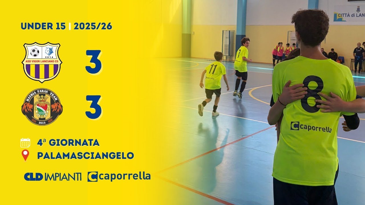 U15 | Vigor Lanciano - Hatria Faras Team 3-3 (Gol & Highlights) | 4&ordf; Giornata 2025/2026