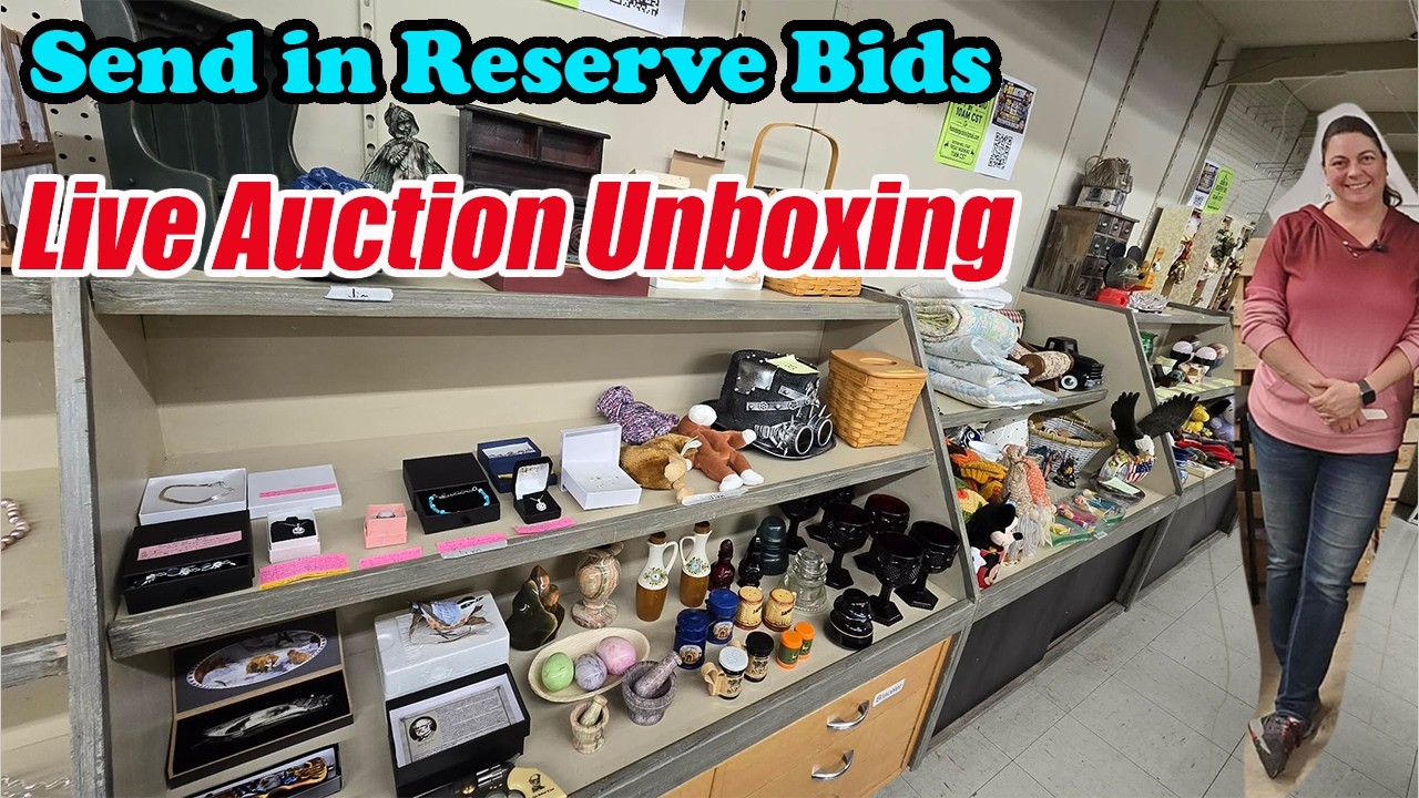 🔨 LIVE Auction Reveal! Vintage, Jewelry, Collectibles & Hidden Treasures &bull; Reserve Bids Welcome!
