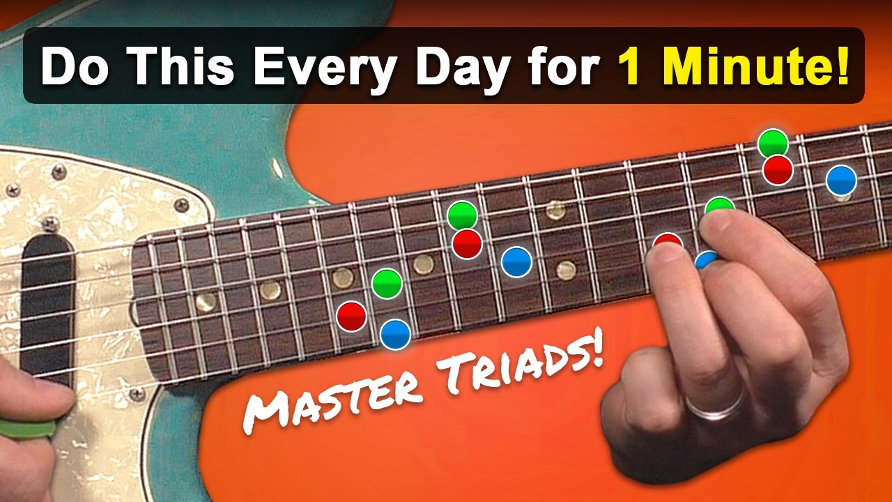 How to Memorize Every Triad Shape in Under 1-Minute a Day