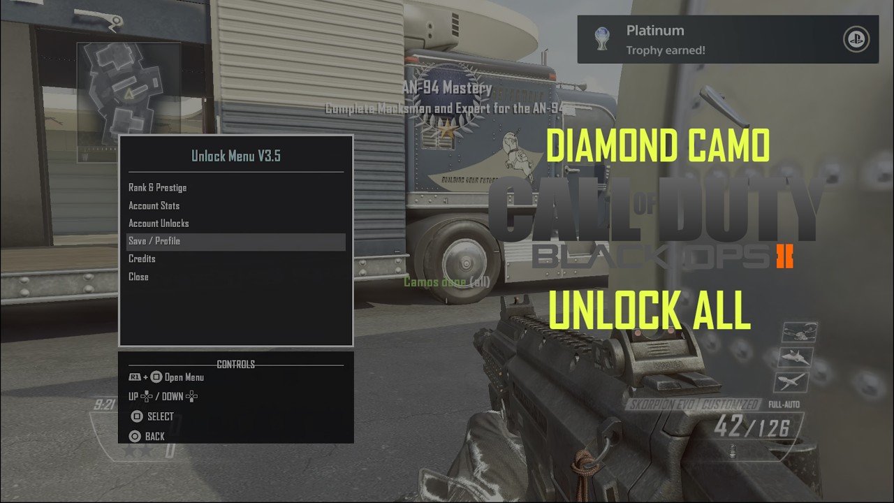 BO2 PS4/PS5 Recovery Services (Unlock All, Prestige Master, Platinum Trophy, Diamond Camo & More!)