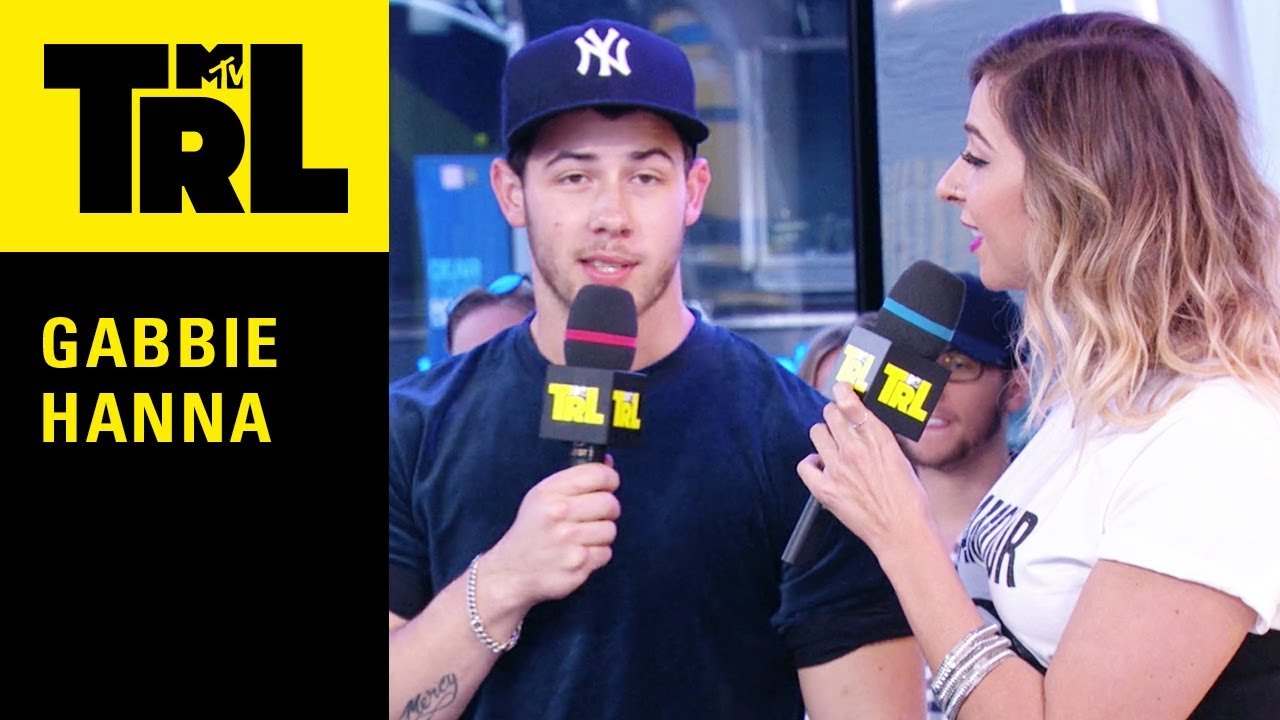 Nick Jonas Answers Rapid Fire Questions w/ Gabbie Hanna | Weekdays at 3:30pm | #TRL
