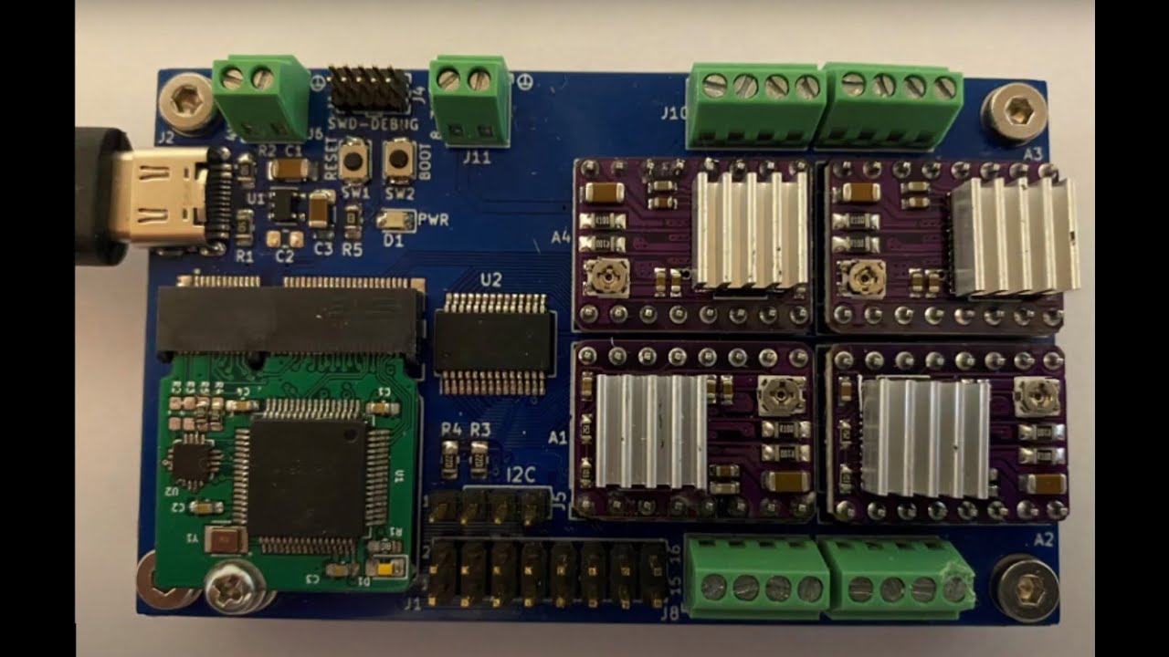MMStep, compact MicroMod stepper driver board