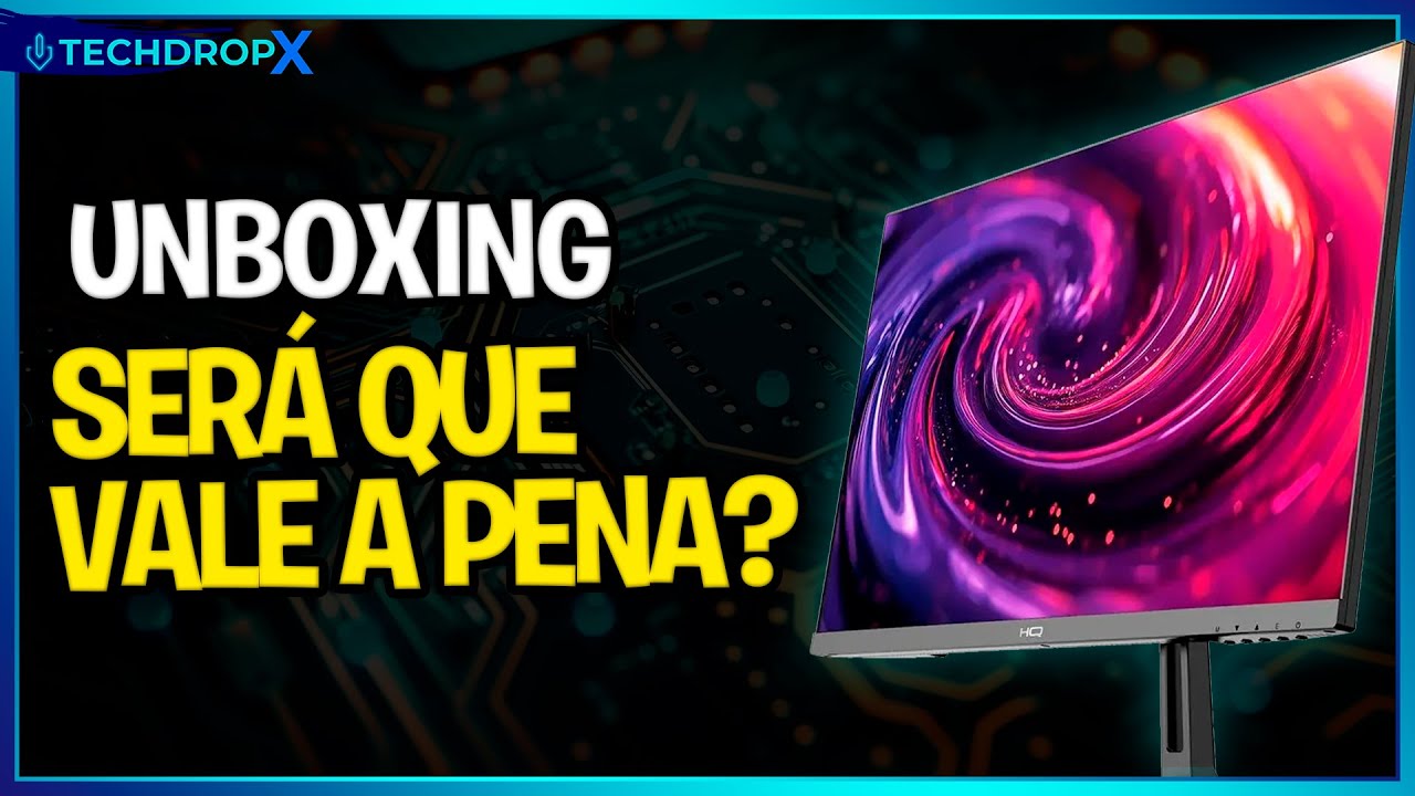 🎮 UNBOXING Monitor Gamer HQ 27” 100Hz | VALE A PENA? Veja o que vem na caixa e se surpreenda!
