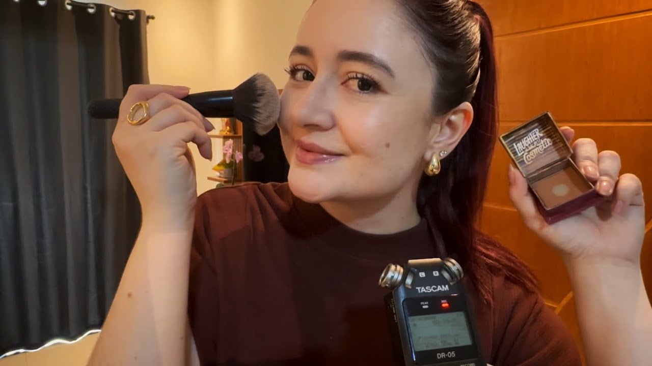 ASMR: ME MAQUIANDO E FOFOCANDO 🌸
