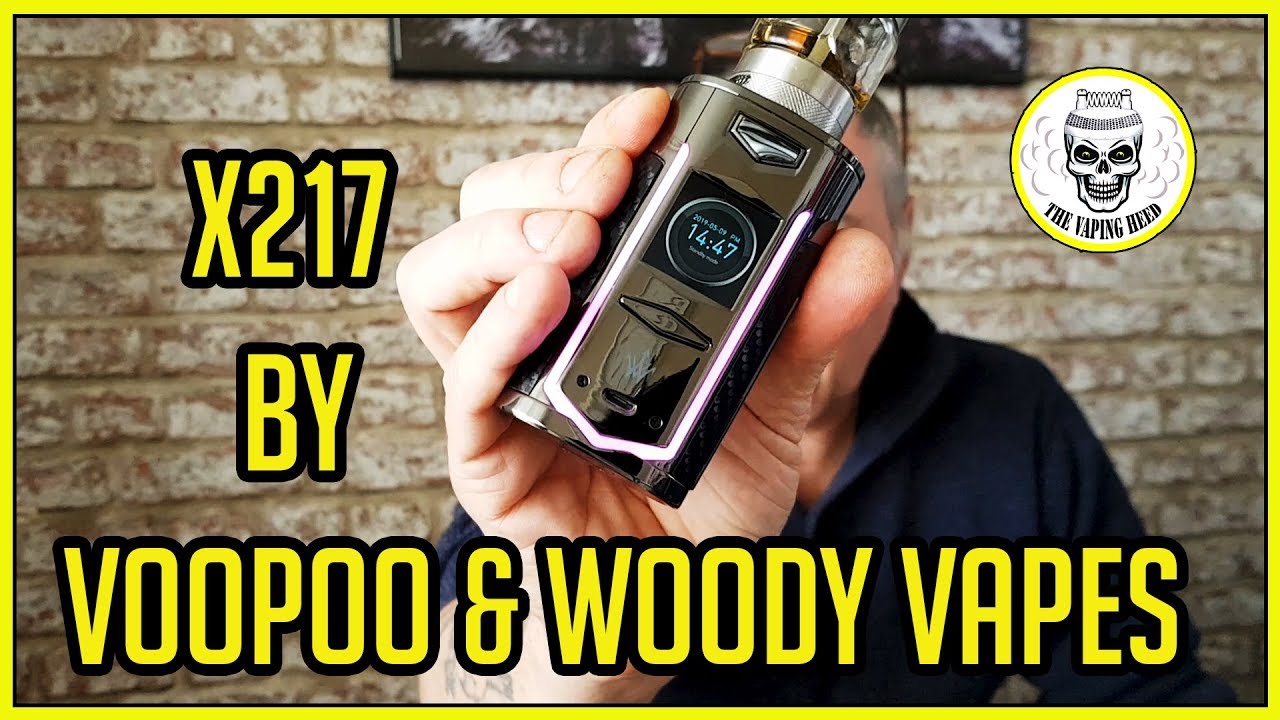 VOOPOO AND WOODY VAPES X217 DUAL 18650/20700/217090 BATTERY MOD