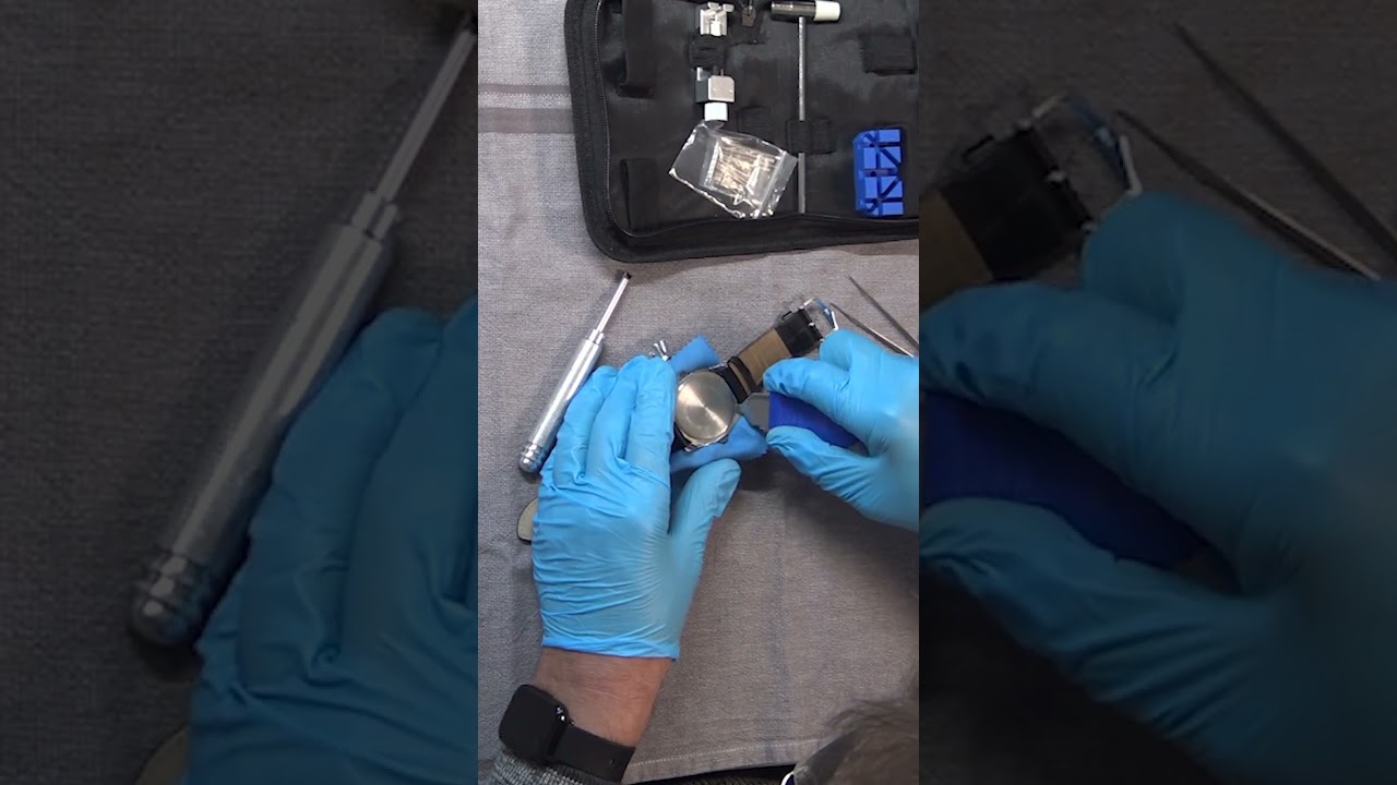 Armbanduhr Sprengdeckel Batterie wechseln