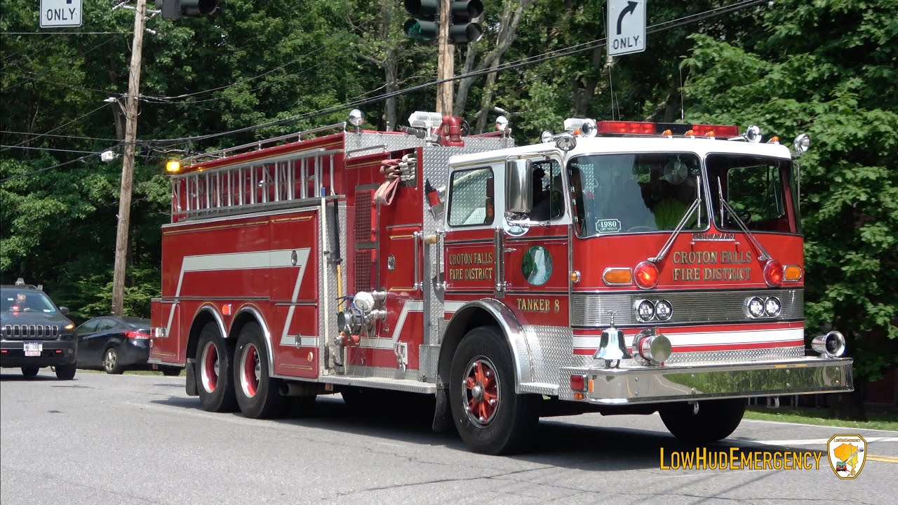 Croton Falls FD Engine 148, Engine 149, Tanker 8, Tanker 88, & Utility 28 Responding