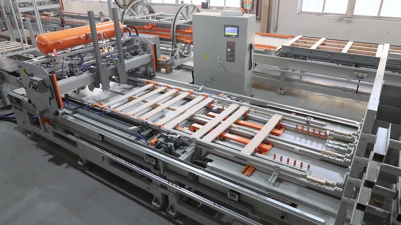 SF9010 automatic stringer pallet nailing machine
