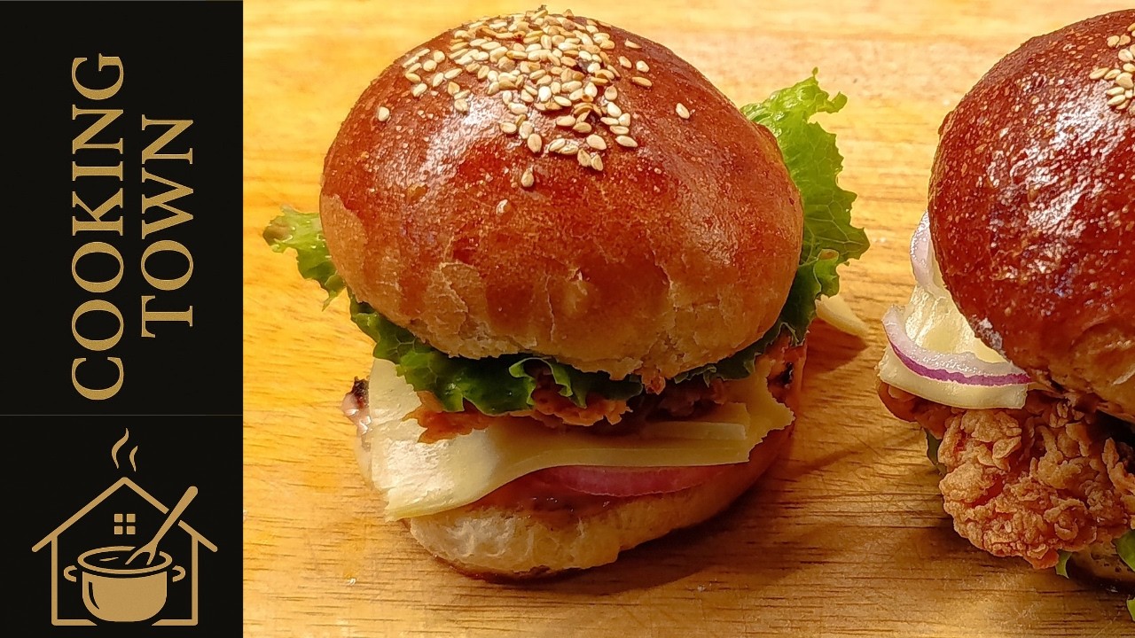 Spicy chicken burger recipe