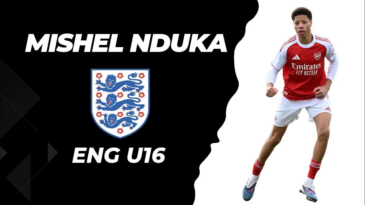 Mishel Nduka | England U16 🏴󠁧󠁢󠁥󠁮󠁧󠁿 Highlights | UEFA Youth Development Tournament