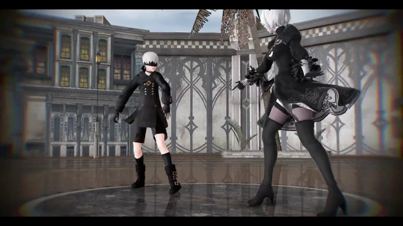 【MMD NieR: Automata】Drop Pop Candy + DL 【 9S x 2B】