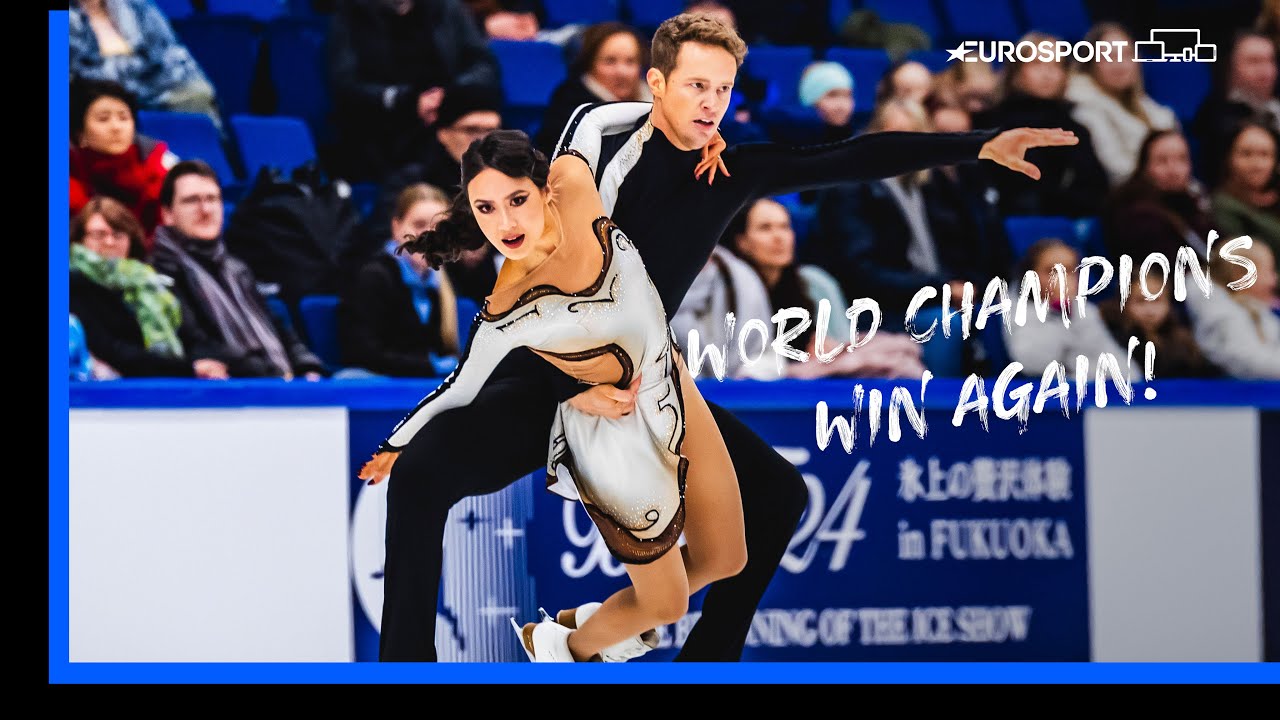 🥇 Chock & Bates win their FIFTH ice dance title in a row! | Eurosport Figure Skating | Highlights