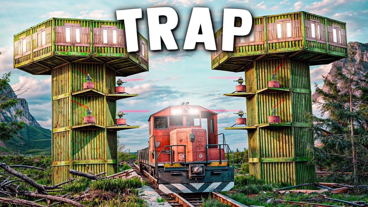 Eu Construí uma ESTAÇÃO de Trem Trap...
