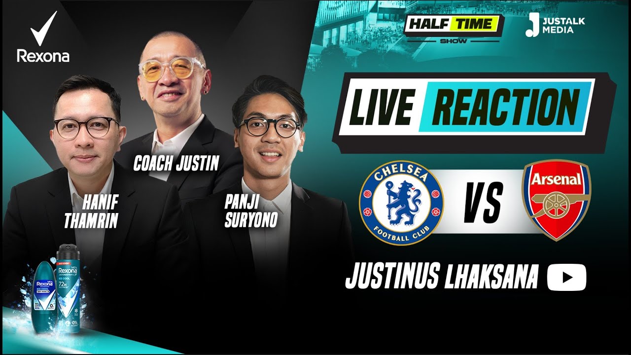 HALF TIME SHOW #08: LIVE REACTION CHELSEA VS ARSENAL