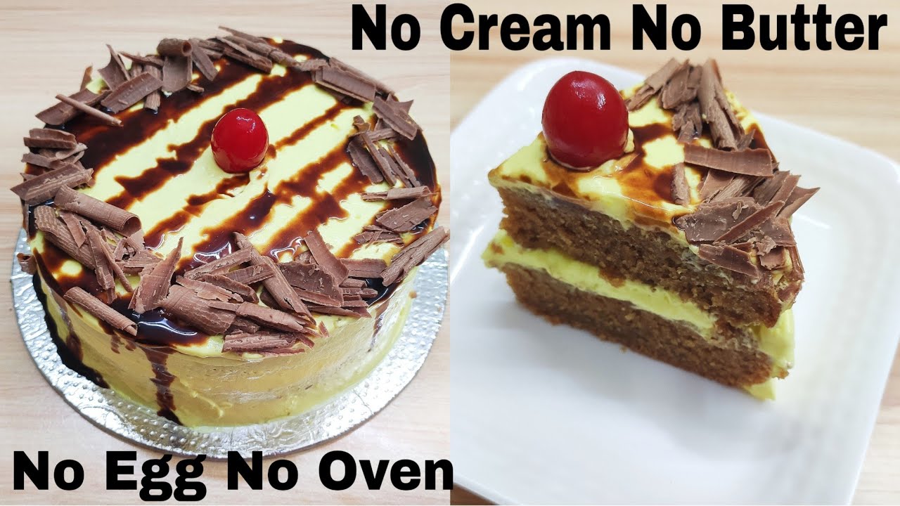Cake In Lock-Down Without Cream, Cocoa Powder, Butter, Egg, Oven | केक बनाए बिना कॉको पाऊडर, क्रीम|