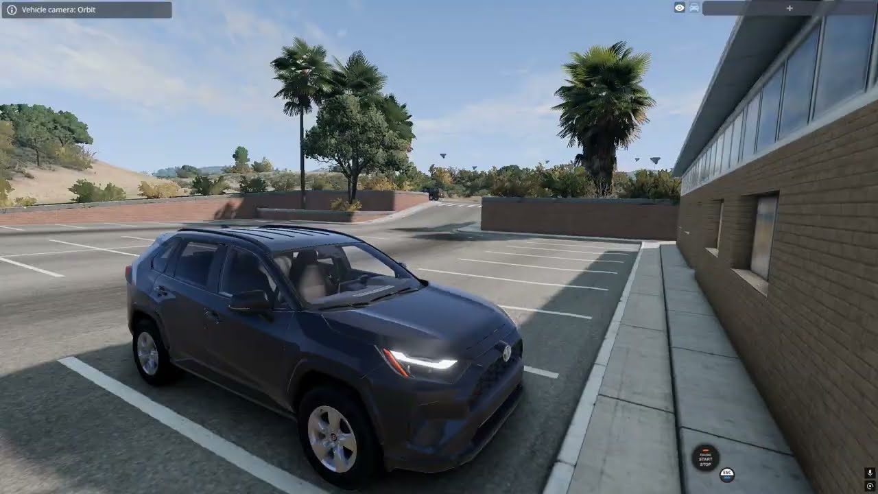 TOYOTA RAV4 with a Steering Wheel | BeamNG.drive