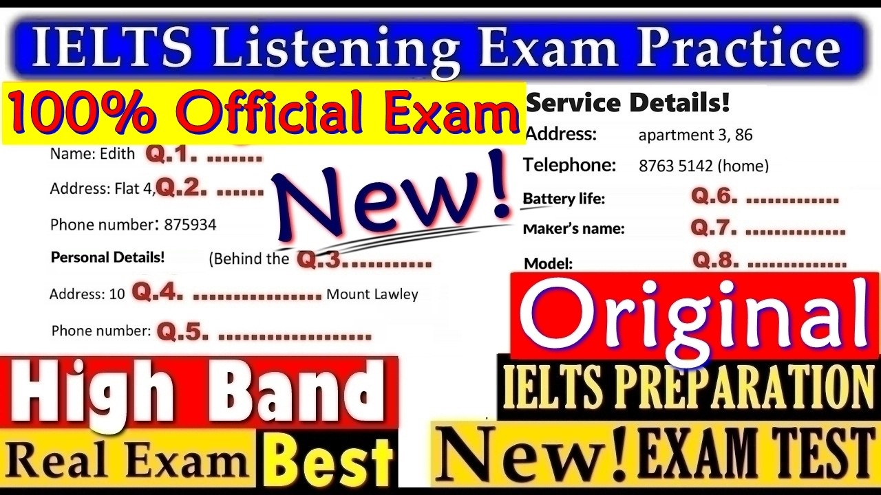 IELTS LISTENING PRACTICE TEST 2025 WITH ANSWERS | 15.11.2025