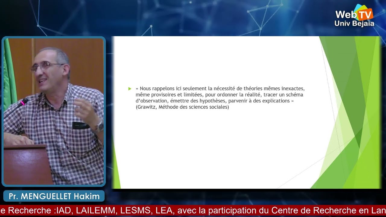 La recherche en didactique: fondements épistémologiques et repères méthodologiques, MENGUELLET Hakim