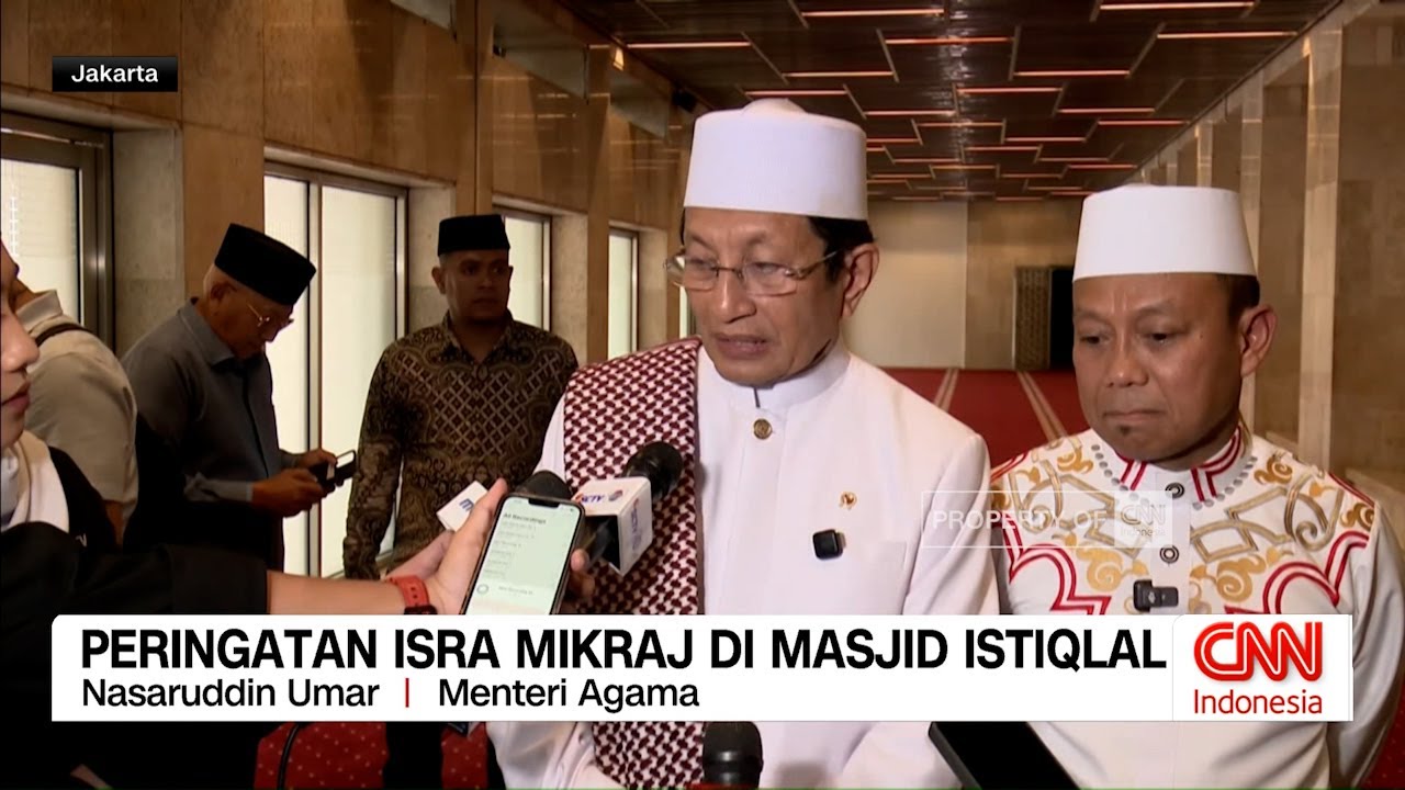Menteri Agama Hadiri Peringatan Isra Miraj di Istiqlal