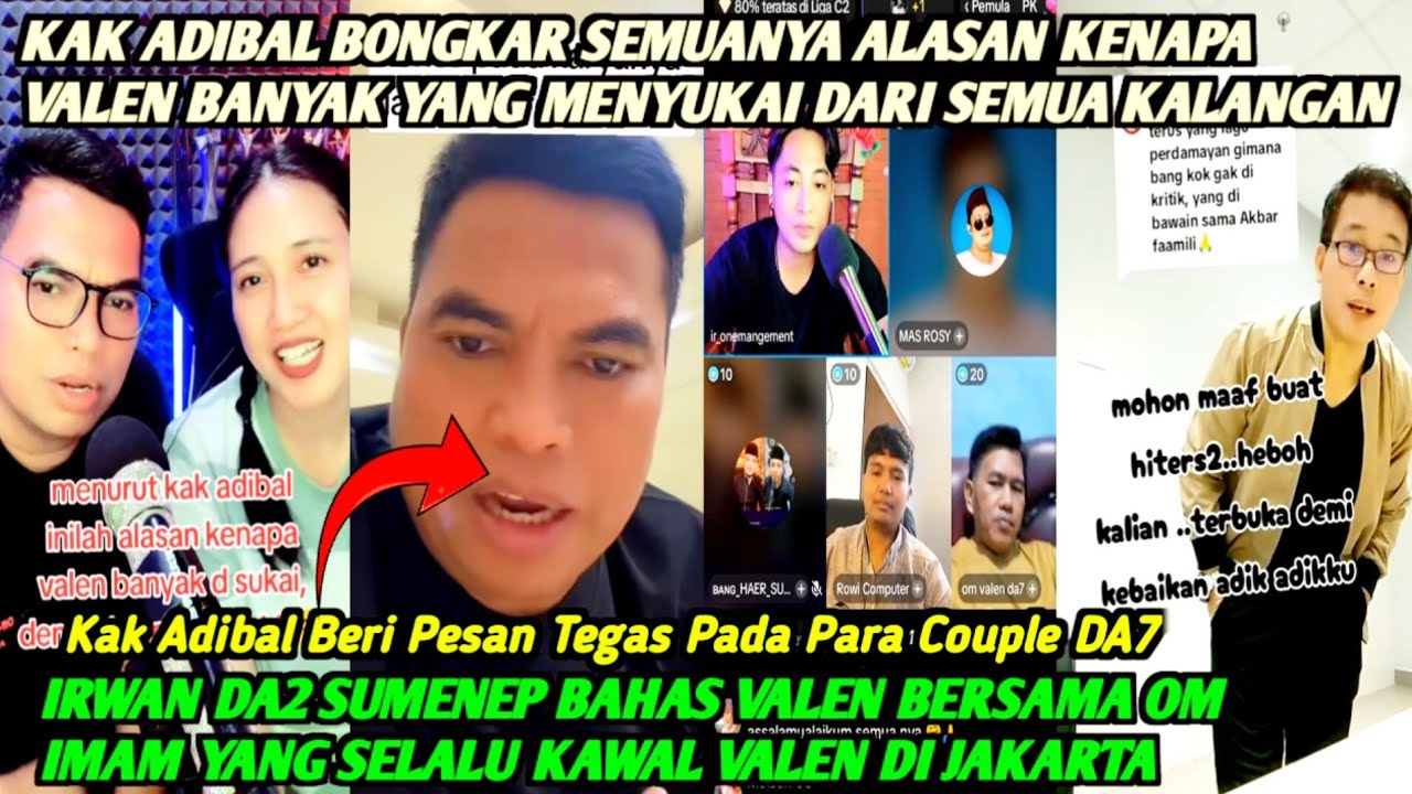 ADIBAL & ERI SUSAN BONGKAR KENAPA VALEN BANYAK YANG MENYUKAI DIRINYA❗IRWAN DA2 BUKA SUARA SOAL VALEN