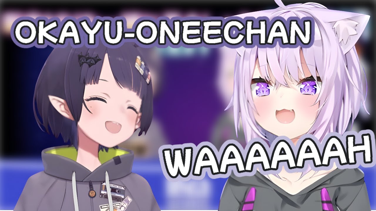 Ina knows how to push Okayu to her limits in their first ever collab【Hololive】