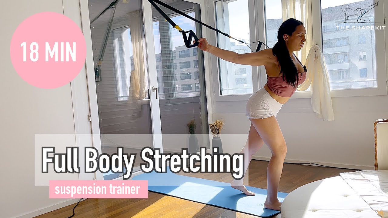 18 minutes full body stretching with the suspension trainer