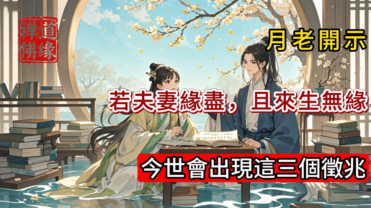 月老開示：若夫妻緣盡，且來生無緣，今世會出現這三個徵兆 #佛 #心灵感悟 #佛教 #佛教文化 #情感 #禅意生活 #佛法 #人生感悟 #菩提解脫道 #菩薩戒