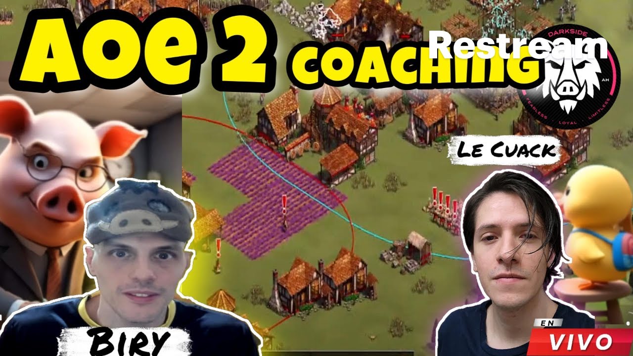 AoE2 Live Coaching! ft. Biry | Casteo de partidas | Elo 1600