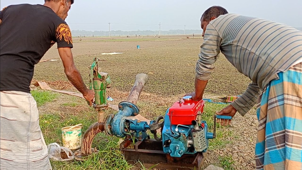 New JD machine start.নতুন মেশিন দিয়ে প্রথম পানি দিলাম। দেখুন কি ভাবে নতুন মেশিন দিয়ে পানি দিলাম।
