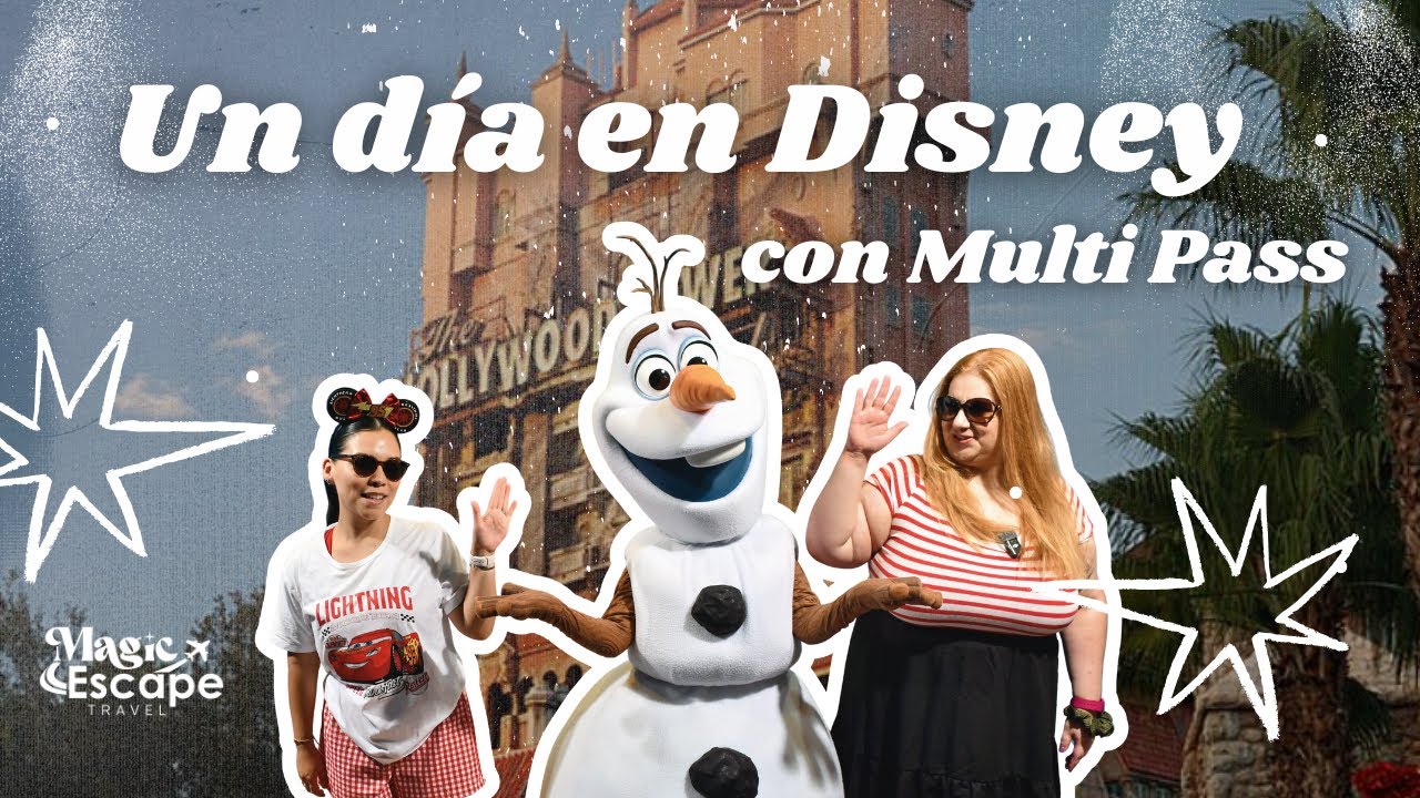 Un día completo en Disney World con Multi Pass🎢