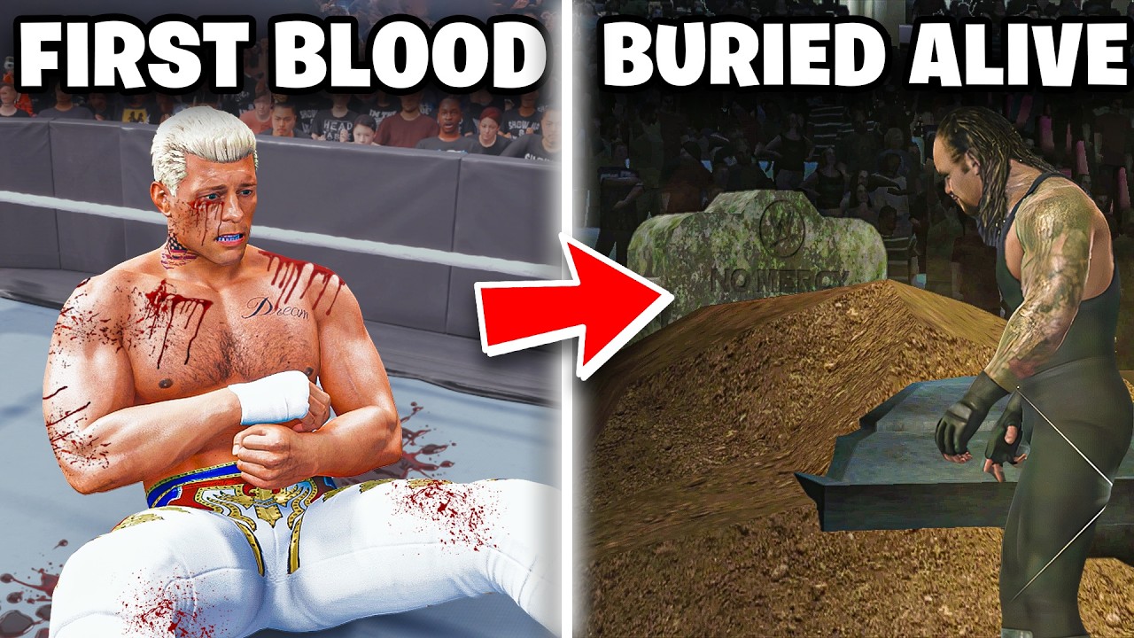 I Played EXTINCT WWE Game Modes...