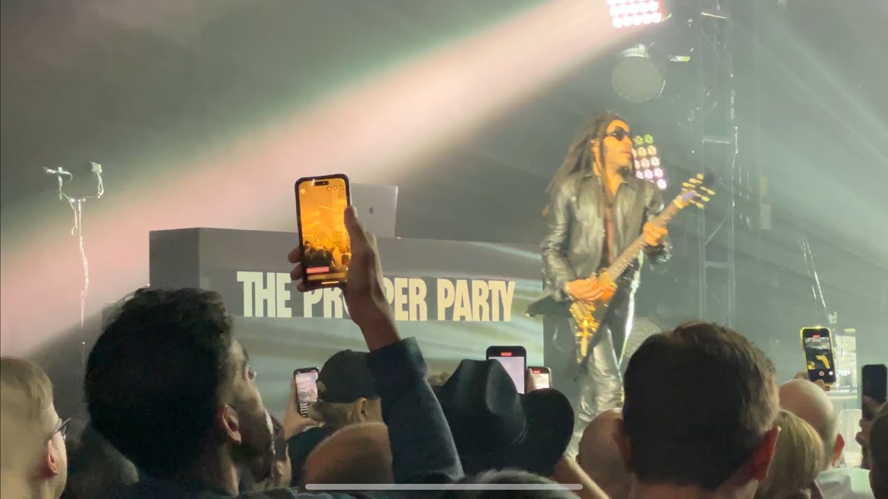 Fly Away/Are You Going To Go My Way Lenny Kravitz Ripple Proper Party NYC 09 29 2023