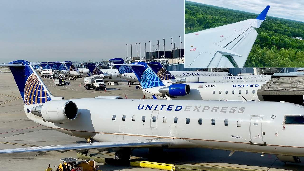 Inaugural Flight – United Express – Bombardier CRJ-200ER – ORD-JLN – N910EV – UA5192 – IFS Ep. 420