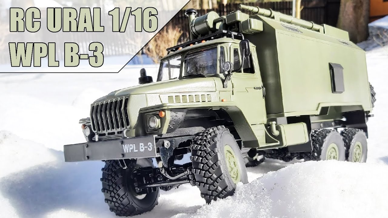RC Ural WPL B36 vs Russian Winter / Test drive УРАЛ на Радиоуправлении