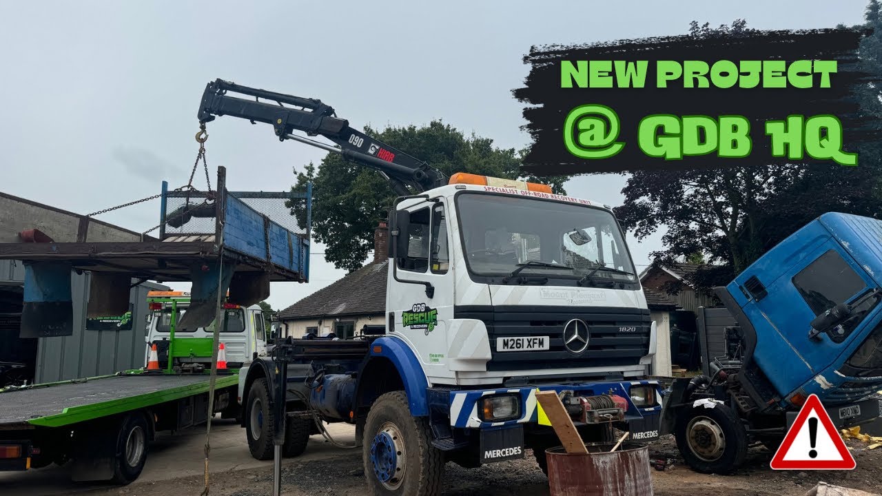 NAUGHTY he's BOUGHT ANOTHER RECOVERY TRUCK! kind of...