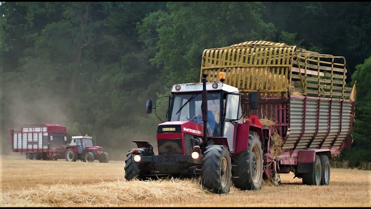 Sběr slámy 2023 / Zetor 12145, 16145 / HD